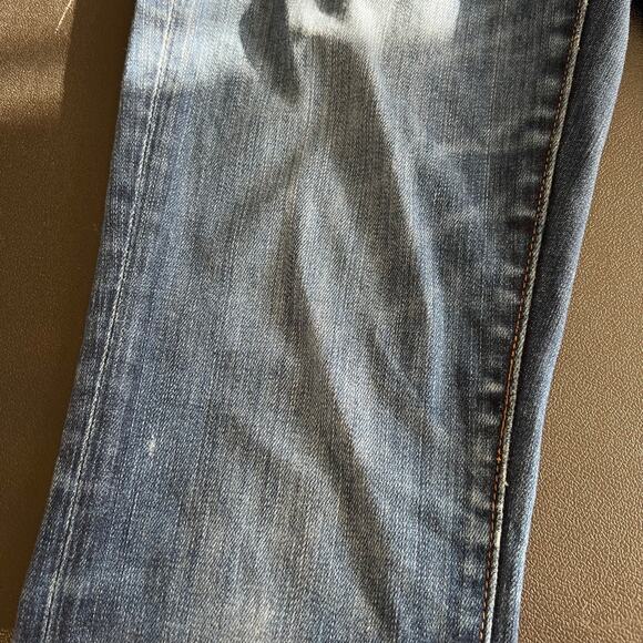 Madewell Cali-Demi Boot Jeans raw hem dark wash - Picture 8 of 8